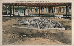 Model of Jerusalem Postcard