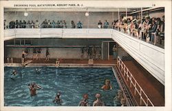 Swimming Pool Natatorium Asbury Park, NJ Postcard Postcard Postcard