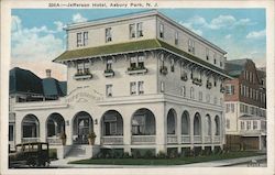 Jefferson Hotel Asbury Park, NJ Postcard Postcard Postcard