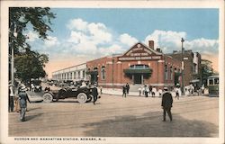 Hudson and Manhattan Station Postcard
