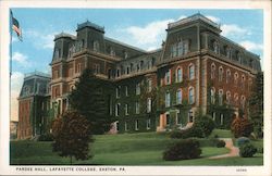 Pardee Hall, Lafayette College Postcard