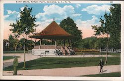 Band Stand, Kings Park Jamaica, NY Postcard Postcard Postcard