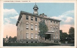 Ligonier Public School Postcard