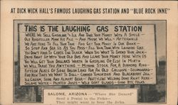 This is the Laughing Gas Station Salome, AZ Postcard Postcard Postcard
