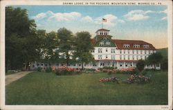 Onawa Lodge, in the Poconos, Mountain Home Monroe, PA Postcard Postcard Postcard