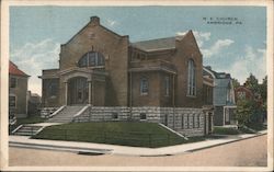 M. E. Church Ambridge, PA Postcard Postcard Postcard