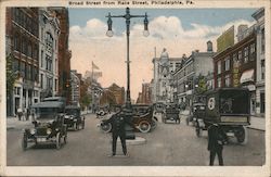 Broad Street from Race Street Philadelphia, PA Postcard Postcard Postcard