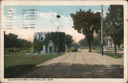 Old Round Tower Postcard