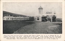Camp Fort Lewis and Auto Court Salem, VA Postcard Postcard Postcard