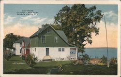 Cottages, Cayuga Lake Park Postcard