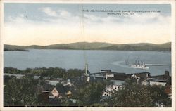 The Adirondacks and Lake Champlain Postcard