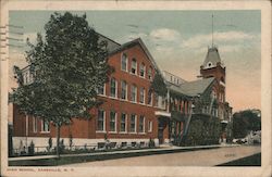 High School Dansville, NY Postcard Postcard Postcard