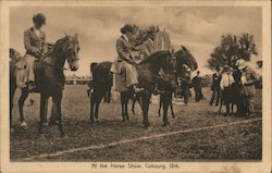 At the Horse Show Cobourg, ON Canada Ontario Postcard Postcard Postcard