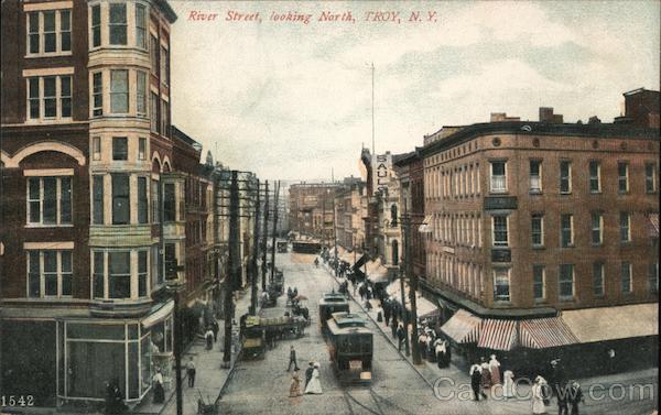 River Street, Looking North Troy New York