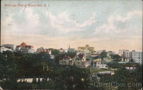 Bird's-eye View Watch Hill Rhode Island