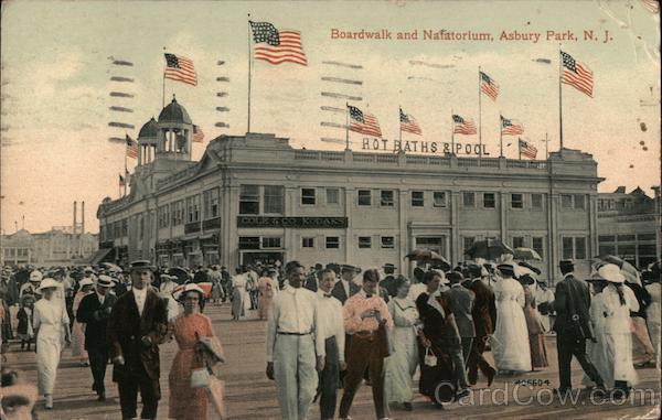 Boardwalk and Natatorium Asbury Park New Jersey