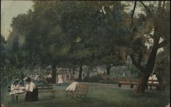 Winter Scene in Idora Park Postcard