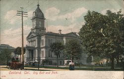 City Hall and Park Postcard
