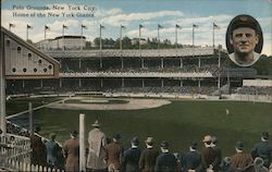 Polo Grounds, Home of the New York Giants John McGraw Postcard