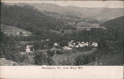 View from West Hill Wardsboro, VT Postcard Postcard Postcard