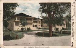 Old Ladies' Home Postcard