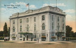 The New Elks Temple Postcard