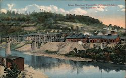 Power Plant and Tipple No. 7 Monogah Mine Postcard