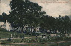 Georgia Row Cottages Postcard