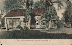 Old Willow Creek Seminary, Built 1785 Postcard