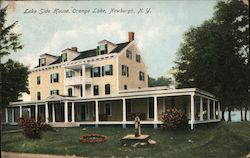 Lake Side House, Orange Lake Newburgh, NY Postcard Postcard Postcard