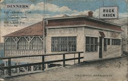 Rock Haven Restaurant, Fort Beach Postcard