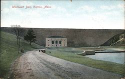 Wachusett Dam Clinton, MA Postcard Postcard Postcard