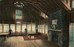 Interior, Philip Schuyler Berbe House, Gaylord Farm Sanatorium Postcard