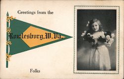 Greetings from the Rowlesburg W. VA. Folks West Virginia Postcard Postcard Postcard