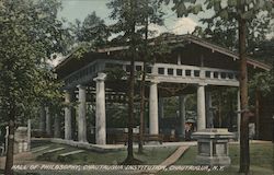 Hall of Philosophy, Chautauqua Instituation New York Postcard Postcard Postcard