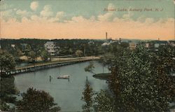 Sunset Lake Asbury Park, NJ Postcard Postcard Postcard