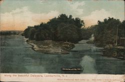 Along the Beautiful Delaware Lambertville, NJ Postcard Postcard Postcard