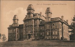 Hall of Languages, Syracuse University Postcard