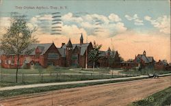 Troy Orphan Asylum New York Postcard Postcard Postcard