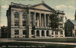 Rensselaer County Court House Postcard