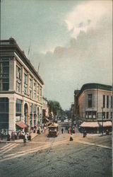 Third Street from Fulton Street Looking South Troy, NY Postcard Postcard Postcard