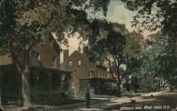 Officer's Row Postcard