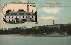 Approaching Yonkers, N.Y. from the South, Academy Mount St. Vincent on the Right Postcard