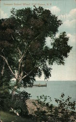 Summer School Wharf Cliff Haven, NY Postcard Postcard Postcard