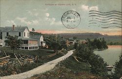 Cottages at Copake Lake Postcard