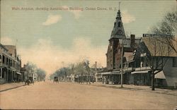 Main Avenue, Showing Association Building Postcard