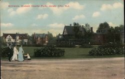 Entrance, Hudson County Park Jersey City, NJ Postcard Postcard Postcard