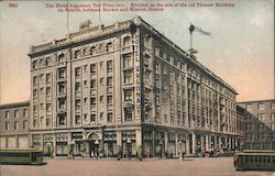 The Hotel Argonaut, Erected on the Site of the Old Pioneer Building on Fourth, Between Market and Mission Streets Postcard