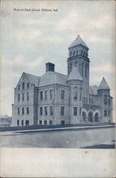 Wabash High School Postcard