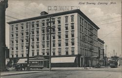 Hotel Downey Lansing, MI Postcard Postcard Postcard